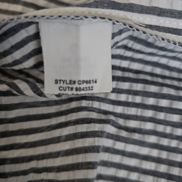 Eva Franco By Anthropologie Striped Floral Ruffle Wrap Style Skirt Women's Sz 4 - Picture 13 of 16